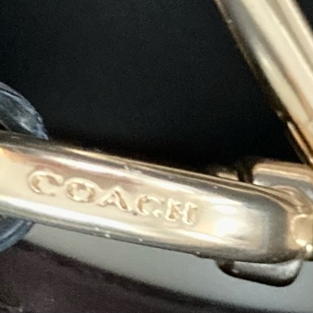 Coach Leather Crossbody Shoulder Bag Strap Brown NEW - Picture 5 of 7